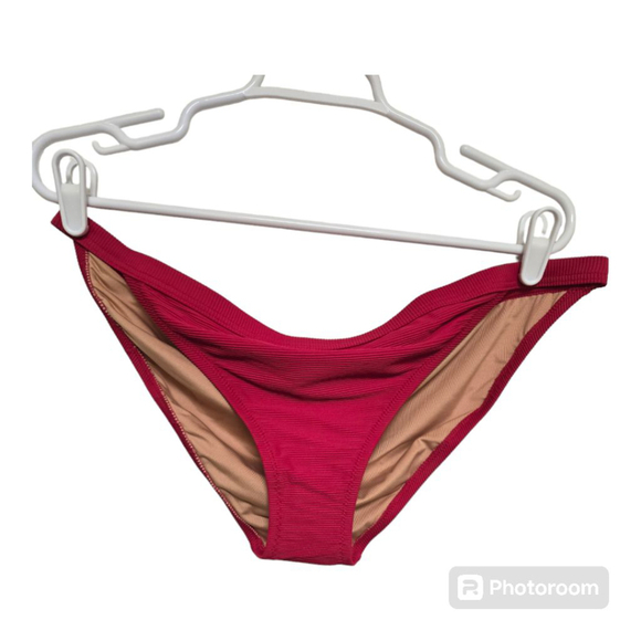 J.Crew Ribbed trim hipster full coverage bikini bottom size xl - Picture 1 of 9